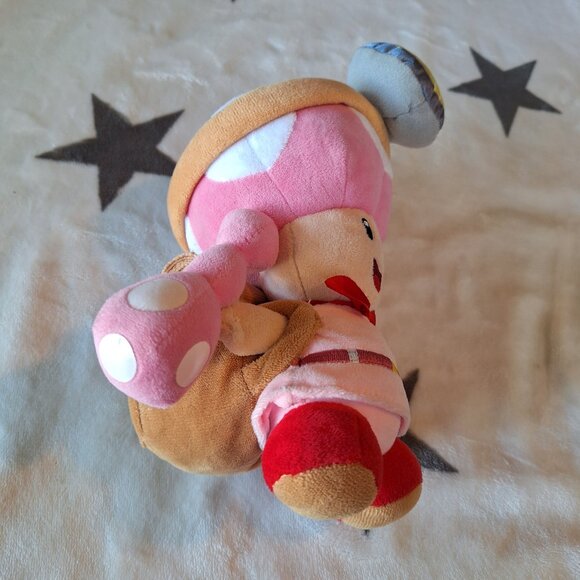 Super Mario Captain Toad Treasure Tracker Toadette 8" Stuffed Animal Plush Toy - Picture 5 of 7